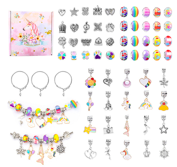 Набір для створення шарм-браслетів " Пандора" Єдиноріг