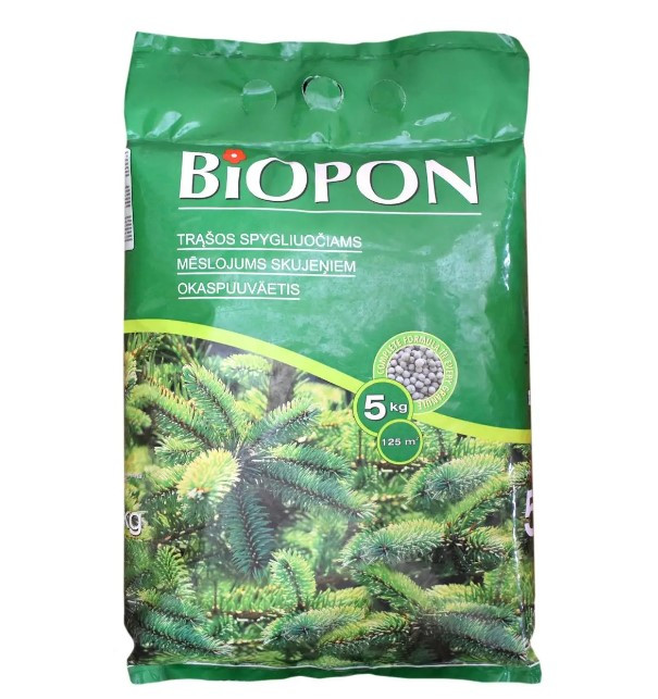 Комплексне мінеральне добриво Biopon для  хвойних рослин, 5кг