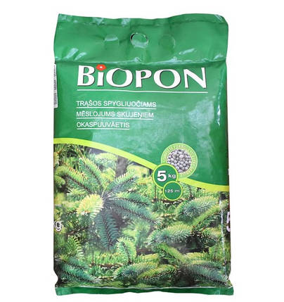 Комплексне мінеральне добриво Biopon для хвойних рослин, 5кг, фото 1