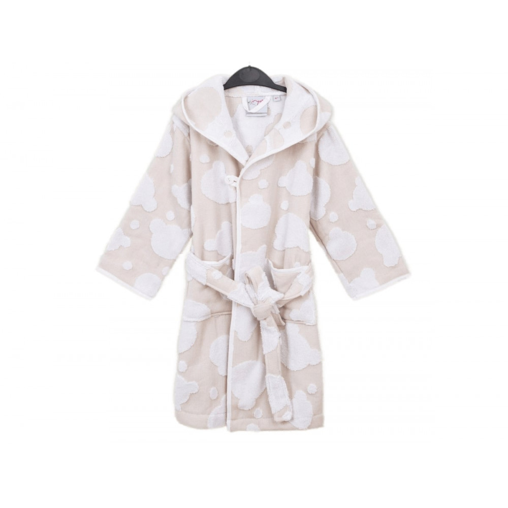 Халат дитячий Irya - Bear bej бежевий 2-3 роки, фото 1