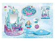 Дитячий набір перукаря для дівчинки (15 елементів у наборі, яскраві наклейки, звук, світло, в коробці) K 75299 A, фото 4