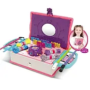 Дитячий набір для плетіння (інструменти для плетіння браслетів у коробці) KL 7525 / 7525 A, фото 2