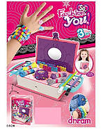 Дитячий набір для плетіння (інструменти для плетіння браслетів у коробці) KL 7525 / 7525 A, фото 4