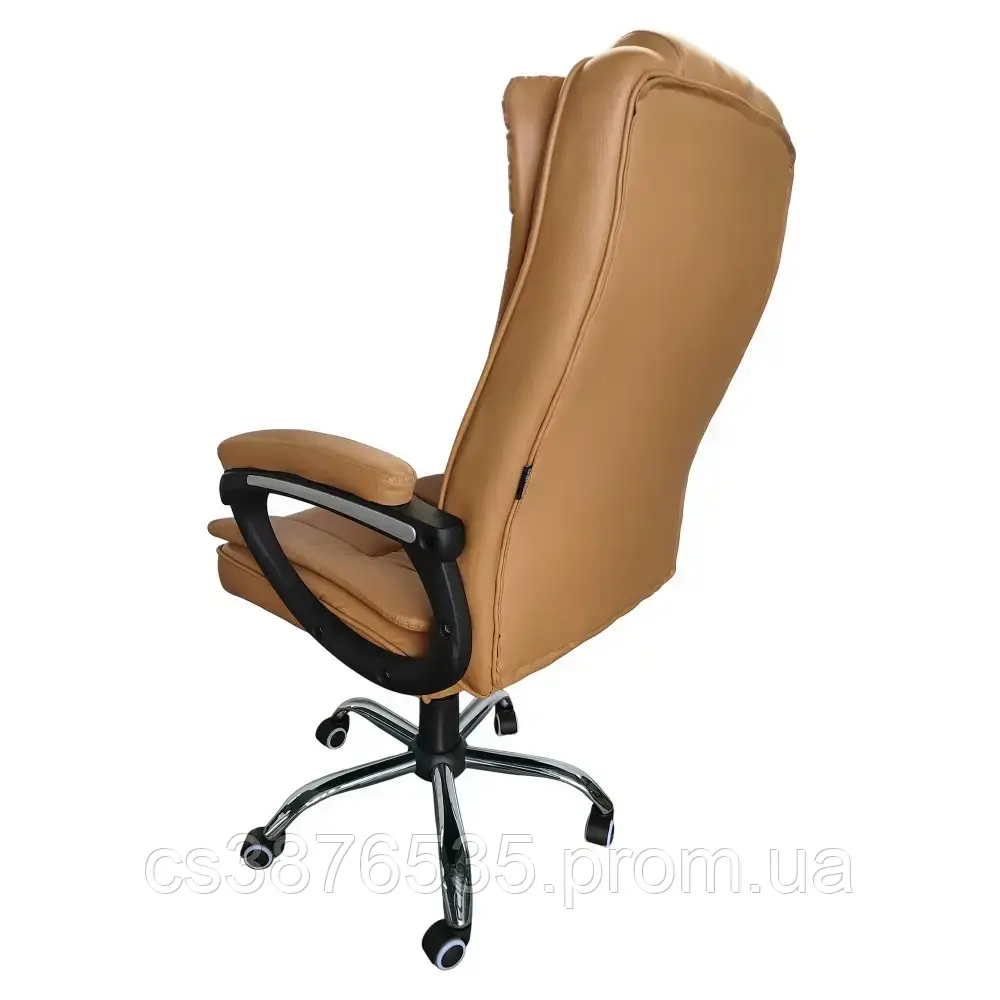 Офисный стул, компьютерное кресло для пк, комфортное кресло на колесах,коричневый стул офисный усиленный,борно - фото 6 - id-p2085661027