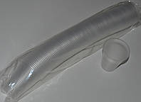 Стаканы пластиковые одноразовые, объем 180 мл, в упаковке 100 штук