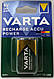Акумулятор Varta 6HR61 Крона 200mAh Ni-MH, блістер 1 шт, фото 2