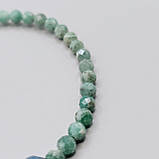 Браслет 100% натуральний смарагд 4 мм вага 7г, фото 4