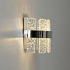 Світлодіодне бра LED 18 Вт кришталеве колір каркасу хром D-939/2CH, фото 5