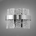 Світлодіодне бра LED 18 Вт кришталеве колір каркасу хром D-939/2CH, фото 2