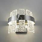 Світлодіодне бра LED 18 Вт кришталеве колір каркасу хром D-939/2CH, фото 3