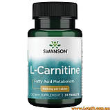 Л-Карнітин таблетки для схуднення потенції левокарнітин для схуднення l-carnitine для спалювання жиру swanson карнітин для серця, фото 3