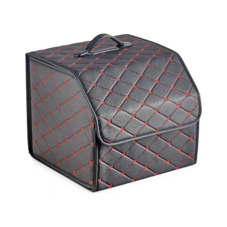 Органайзер автомобільний Primolux ORG-01 саквояж у багажник 31x31x28 см - Black/Red, фото 1