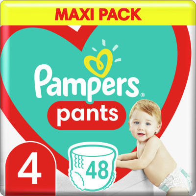 Підгузки Pampers трусики Pants Розмір 4 (9-15 кг) 48 шт (8006540068755)