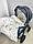 Комплект постільної білизни в коляску - ковдра 100 х 80см, простирадло+подушка - Їжачки з молочним плюшем, фото 2