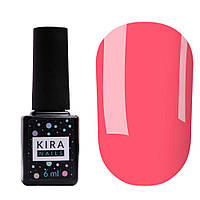 Гель-лак Kira Nails №096, 6 мл (розовый, неоновый)