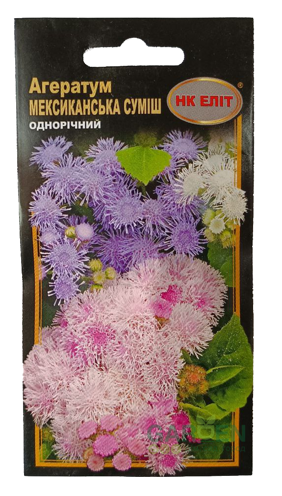 Насіння агератум суміш Мексиканська, НК-ЕЛІТ, 0.1 г