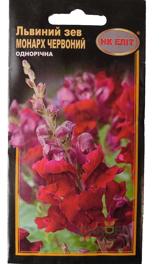 Насіння львиний зев Монарх Червоний, НК-ЕЛІТ, 0.2 г