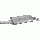 Глушник БМВ Е30 (BMW E30) (03.43) 324TD 08/87-09/88 SDN Polmostrow алюминизированный, фото 3