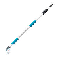 Ручка для щетки металлическая телескопическая 100-170 см Bi-Plast аксессуар для мытья авто (BP-32)