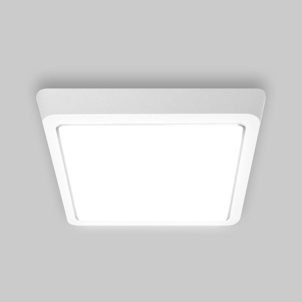 Світильник LED DLS-12W WHITE, 15х15см,1080Лм,5500К,білий/матовий, пластик,LUMINARIA, фото 1