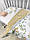 Комплект постільної білизни в коляску - ковдра 100 х 80см, простирадло+подушка-Звірі з Африки с бежевим плюшем, фото 4
