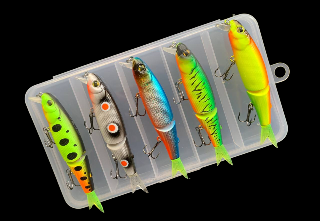 Набір Воблерів на щуку Fishing Tiny Magallon 88  SP 7.2g (набір 5шт+коробка), фото 1