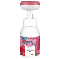 Мыло пена для рук и тела Hiskin Bath foam Raspberry 300 мл