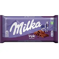 Шоколад молочный MilkaTriple Choco Choco Швейцария 90г