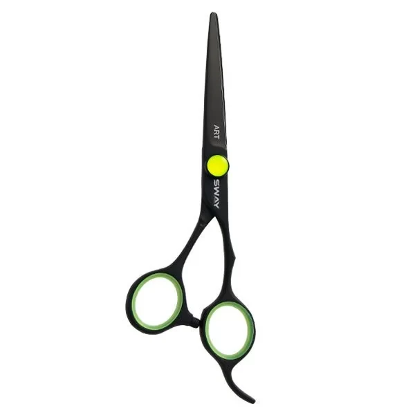 Перукарські ножиці Sway Art Neon Green 110 30550G розмір 5, фото 1