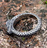 Срібний перстень Ермунганд, Уроборос, фото 2