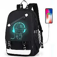 Молодіжний рюкзак що світиться у темряві з USB