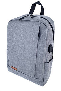Рюкзак для ноутбука 14 дюймів Feisha 7729G сірий # сірий