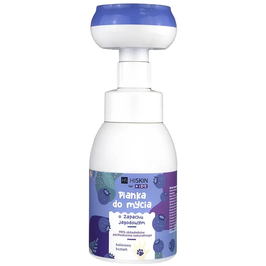 Мило піна для рук і тіла Hiskin Bath foam Blueberry 300 мл