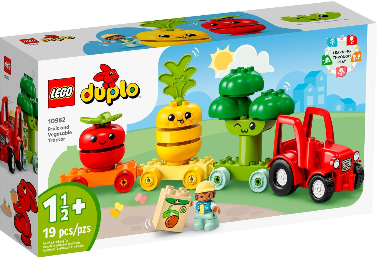 LEGO Конструктор DUPLO My First Трактор для вирощування фруктів та овочів