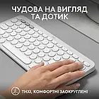 Клавіатура Logitech Pebble Keys 2 K380s Tonal White (920-011852) (ENG/UKR), фото 6