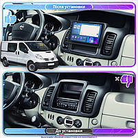 Штатна магнітола Lesko для Nissan Primastar I Рестайлінг 2 2011-2015г 10" 4/64Gb CarPlay 4G Wi-Fi GPS Pri 1 шт., фото 3