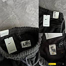Спортивні штани чоловічі чорні однотонні зимові на флісі фірмові Nike (Найк), фото 4