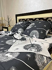 2 постільна білизна сіра сімейний розмір, фото 3