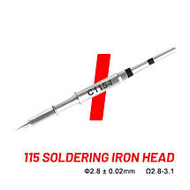 Жало, наконечник Kaisi C115-I / конус / для паяльника / паяльних станцій, фото 2