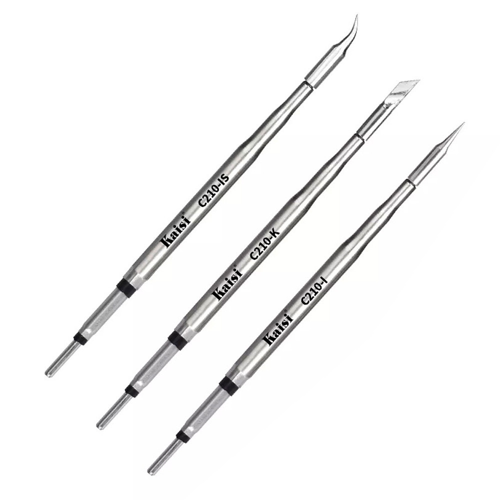 Жала, наконечники Kaisi C210-I / C210-IS / C210-K для паяльника набір 3 шт.