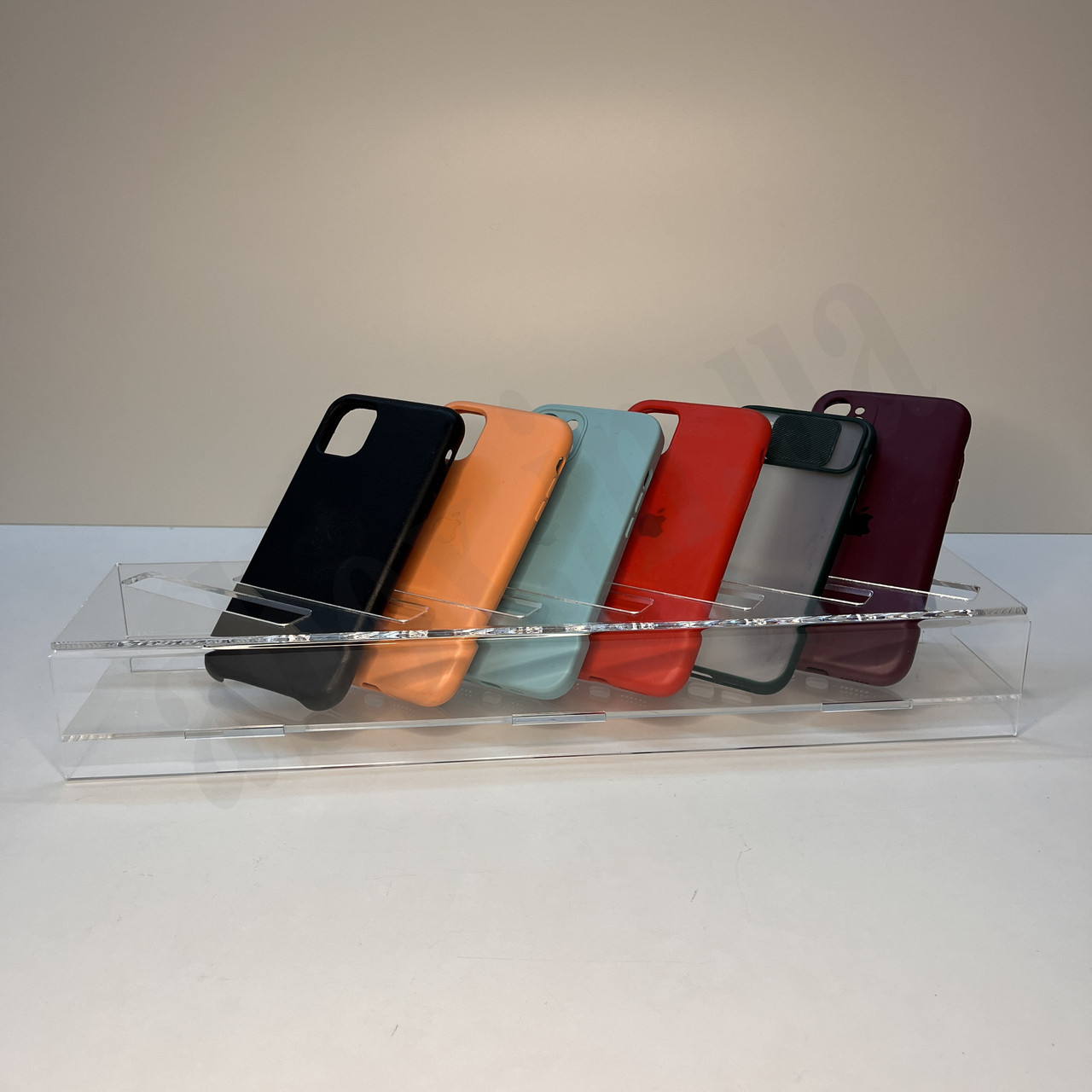 Підставка під чохли для телефона з перегородкою | 7 чохлів, фото 1