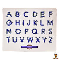 Доска учебная магнитная английские буквы, со стилусом, детская игрушка, от 3 лет, Bambi TSQ-275