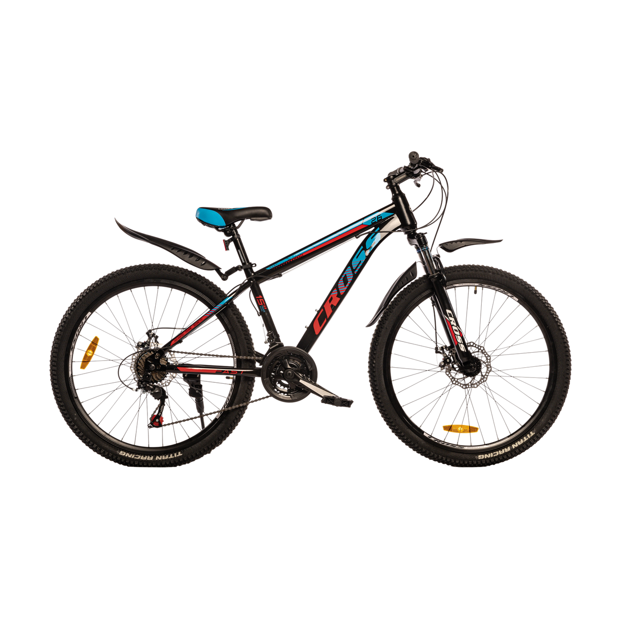 Спортивний гірський велосипед Cross Fast 26" сталева рама 15" дюймів