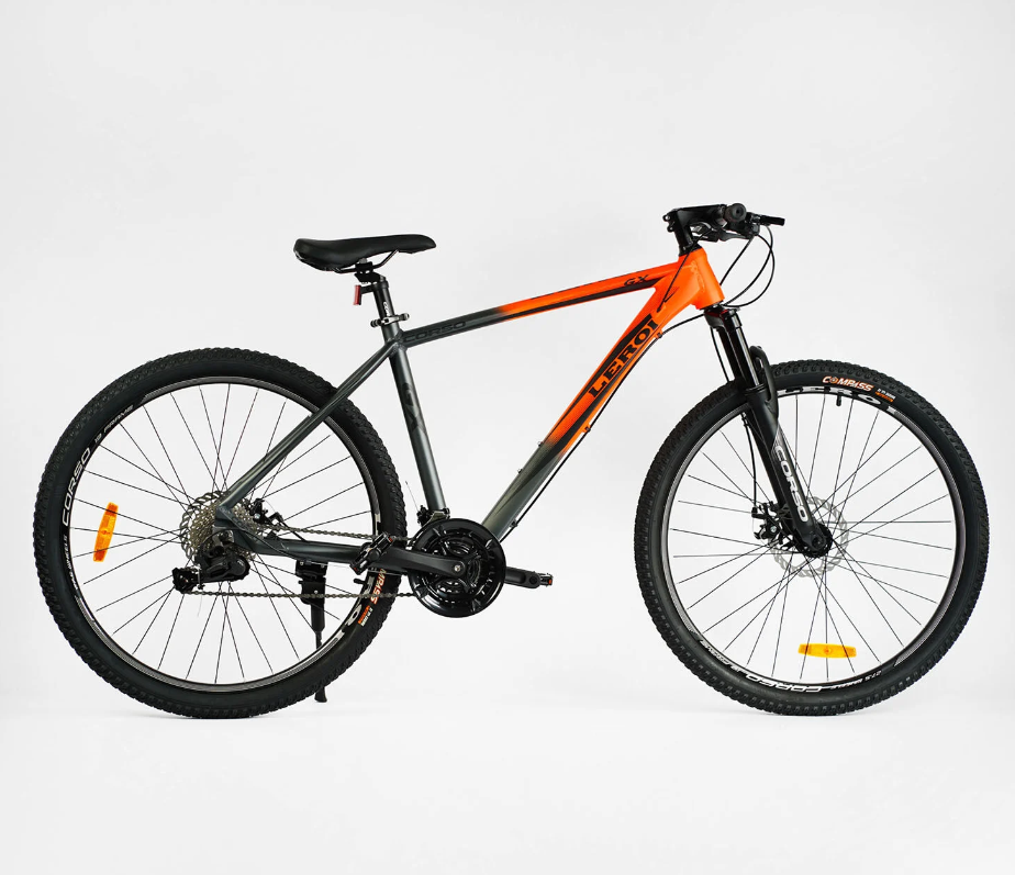 Велосипед спортивний CORSO Leroi 27.5" алюмінієва рама 19" L-TWOO-A5 27 швидкостей