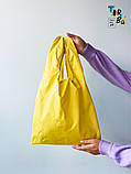 Сумка-пакет компактна з плащівки без друку Розмір: 35cм х 60см, фото 10