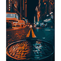 Картина по номерам Strateg New York Street 40x50 CM GS806 GS806 набор для росписи по цифрам