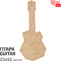 Основа для декорирования панно-мозаика Гитара 1 МДФ 23х52см ROSA TALENT