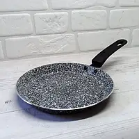 Млинна сковорода Edenberg 22 см з антипригарним гранітним покриттям підходить для всіх різновидів плит (EB-3398)