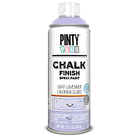 Краска-аэрозоль на водной основе Chalk-finish, Лавандовая светлая, 400 мл, PINTYPLUS