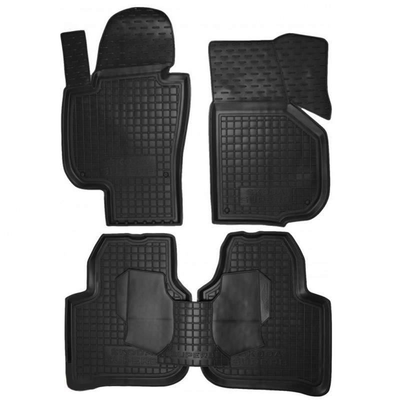Килимки в салон Skoda SuperB 2008-2014 Автогум (Avto-Gumm)